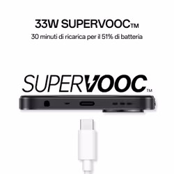 OPPO A38 Smartphone, AI Doppia fotocamera 50+2MP, RAM 8 GB (4+4) + ROM 128GB, IP54, Glowing Black - Vista aggiuntiva 4