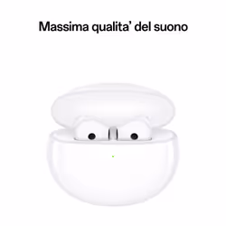 OPPO Enco Air3i Auricolari True Wireless, 35h di Autonomia, Driver da 13.4mm, Bluetooth 5.3, Raggio 10m, Controlli Touch, Cancellazione del rumore IA, Android e iOS, IPX4, [Versione Italiana],White