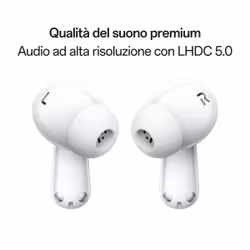 OPPO Enco Air4 Pro Auricolari True Wireless,44h di Autonomia, Driver in Titanio da 12.4mm, Bluetooth 5.4, Controlli Touch, Cancellazione del rumore AI, Android e iOS, IP55, [Versione Italiana], Bianco - Vista aggiuntiva 5