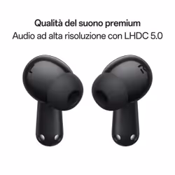 OPPO Enco Air4 Pro Auricolari True Wireless, 44h di Autonomia, Driver in Titanio da 12.4mm, Bluetooth 5.4, Controlli Touch, Cancellazione del rumore AI, Android e iOS, IP55, [Versione Italiana], Nero - Vista aggiuntiva 5