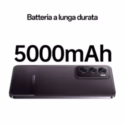 OPPO Reno12 Pro AI Smartphone, Tripla fotocamera 50+50+8MP, Display 6.7” 120HZ AMOLED FHD+, RAM 24 GB (12+12) + ROM 512GB, Nebula Black - Vista aggiuntiva 4