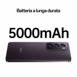 OPPO Reno12 AI Smartphone, Tripla fotocamera 50+8+2MP, Display 6.7” 120HZ AMOLED FHD+, RAM 24 GB (12+12) + ROM 256GB, Black Brown - Vista aggiuntiva 4
