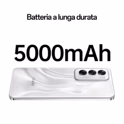 OPPO Reno12 AI Smartphone, Tripla fotocamera 50+8+2MP, Display 6.7” 120HZ AMOLED FHD+, RAM 24 GB (12+12) + ROM 256GB, Astro Silver - Vista aggiuntiva 4