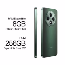 OPPO Reno12 F AI Smartphone, Tripla fotocamera 50+8+2MP, RAM 16 GB (8+8) + ROM 256GB, Olive Green - Vista aggiuntiva 6