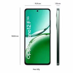 OPPO Reno12 F AI Smartphone, Tripla fotocamera 50+8+2MP, RAM 16 GB (8+8) + ROM 256GB, Olive Green - Vista aggiuntiva 7