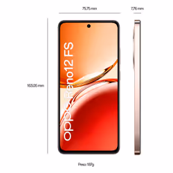 OPPO Reno12 FS AI Smartphone, Tripla fotocamera 50+8+2MP, RAM 16 GB (8+8) + ROM 512GB, Amber Orange - Vista aggiuntiva 7