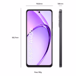 OPPO A40M Smartphone, Fotocamera AI 50MP, RAM 16 GB (8+8) + ROM 256GB, IP54, Sparkle Black - Vista aggiuntiva 5