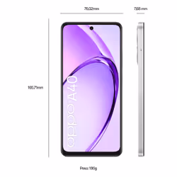 OPPO A40 Smartphone, Fotocamera AI 50MP, RAM 12GB (6+6) + ROM 128GB, IP54, Starlight White - Vista aggiuntiva 5