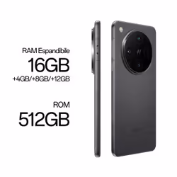 OPPO Find X8 Pro AI Smartphone, Quadrupla Fotocamera 50+50+50+50MP, RAM 16 GB (+12GB) +ROM 512GB, Space Black - Vista aggiuntiva 7