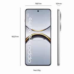 OPPO Find X8 Pro AI Smartphone, Quadrupla Fotocamera 50+50+50+50MP, RAM 16 GB (+12GB) +ROM 512GB, Pearl White - Vista aggiuntiva 8