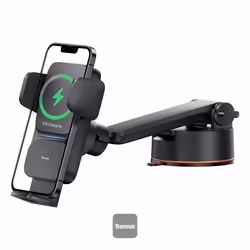 Baseus CGZX000101, Telefono cellulare/smartphone, Supporto attivo, Auto, Nero