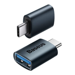 Baseus ZJJQ000003 adattatore per inversione del genere dei cavi USB Type-C USB-A 3.2 Gen 1 Blu