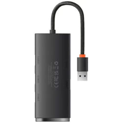 Baseus WKQX030001 hub di interfaccia USB 3.2 Gen 1 (3.1 Gen 1) Type-A 5000 Mbit/s Nero