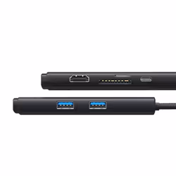 Baseus WKQX050101 hub di interfaccia USB 3.2 Gen 1 (3.1 Gen 1) Type-C Nero - Vista aggiuntiva 3