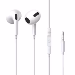 Baseus H17, Cablato, 20 - 20000 Hz, Musica e Chiamate, Auricolare, Bianco