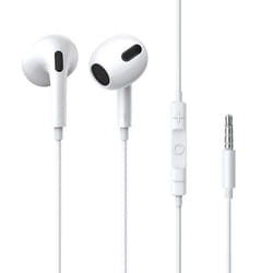 Baseus H17 Auricolare Cablato In-ear Musica e Chiamate Bianco