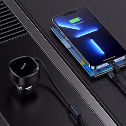 Baseus Enjoyment Smartphone Nero Accendisigari Ricarica rapida Auto - Vista aggiuntiva 7