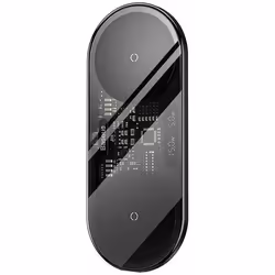 Baseus 2In1 20W Digital Led Display Cuffie, Auricolare, Smartphone Nero USB Carica wireless Interno