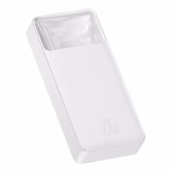 Baseus Bipow, 20000 mAh, Polimeri di litio (LiPo), Adaptive Fast Charging, Hisilicon FCP, 3,7 V, 20 W, Bianco