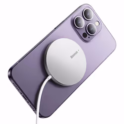 Baseus Simple Mini3 Telefono cellulare, Smartphone Bianco USB Carica wireless Interno - Vista aggiuntiva 4