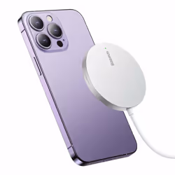 Baseus Simple Mini3 Telefono cellulare, Smartphone Bianco USB Carica wireless Interno - Vista aggiuntiva 5