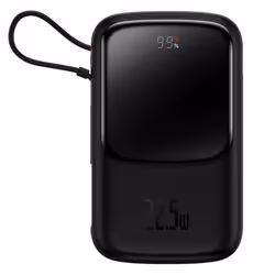 Baseus PPQD060101, 10000 mAh, Polimeri di litio (LiPo), Power Delivery, Quick Charge 2.0, Quick Charge 3.0, Nero