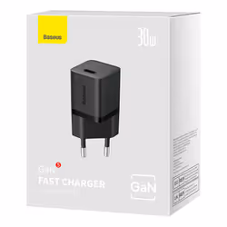 Baseus GaN5 30W Mini Universale Nero AC Ricarica rapida Interno - Vista aggiuntiva 5