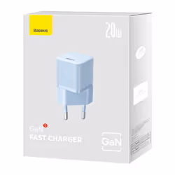 Baseus GaN5 20W Mini Universale Blu AC Ricarica rapida Interno