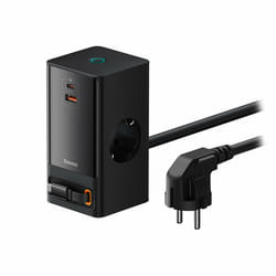 Baseus PowerCombo Universale Nero AC Ricarica rapida Interno