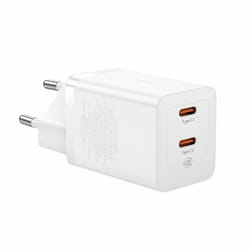 Baseus GaN5 Pro 40W Universale Bianco AC Ricarica rapida Interno