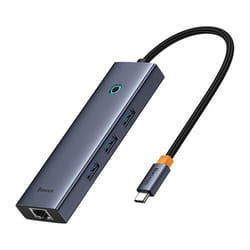 Baseus UltraJoy 6-Port Cablato USB 3.2 Gen 1 (3.1 Gen 1) Type-C Grigio
