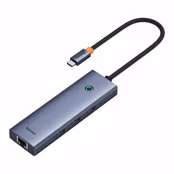 Baseus UltraJoy 6-Port Cablato USB 3.2 Gen 1 (3.1 Gen 1) Type-C Grigio
