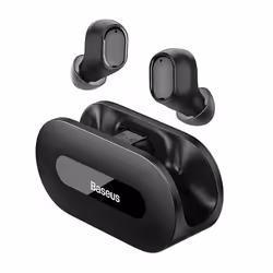 Baseus Bowie EZ10, True Wireless Stereo (TWS), 20 - 20000 Hz, Musica e Chiamate, Auricolare, Nero