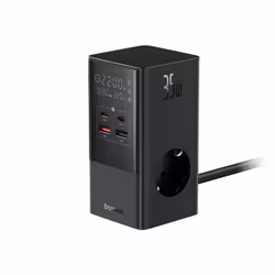 Baseus PowerCombo Tower Universale Nero AC Ricarica rapida Interno