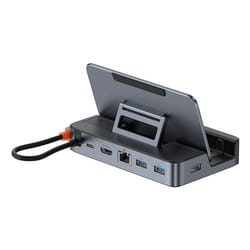 Baseus GamerX docking station per dispositivo mobile Console da gioco portatile Grigio