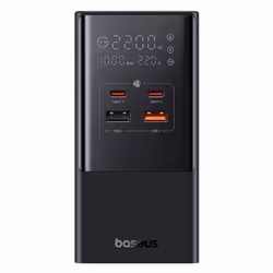 Baseus PowerCombo Tower Universale Nero AC Ricarica rapida Interno