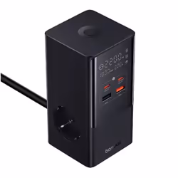 Baseus PowerCombo Tower Universale Nero AC Ricarica rapida Interno