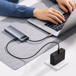 Baseus StarJoy USB tipo-C 5000 Mbit/s Grigio - Vista aggiuntiva 4