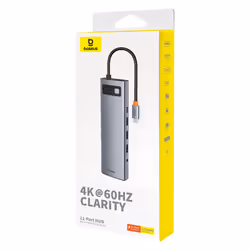 Baseus StarJoy USB tipo-C 5000 Mbit/s Grigio - Vista aggiuntiva 7