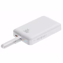 Baseus P1002210B223-00 batteria portatile Polimeri di litio (LiPo) 10000 mAh Carica wireless Bianco - Vista aggiuntiva 6