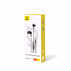 Baseus ENCOK HZ11 3.5MM MİKROFONLU KULAKLIK-SİYAH cuffia e auricolare Cablato In-ear Chiamate/Musica/Sport/Tutti i giorni Nero
