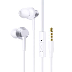 Baseus ENCOK HZ11 3.5MM MİKROFONLU KULAKLIK-BEYAZ cuffia e auricolare Cablato In-ear Chiamate/Musica/Sport/Tutti i giorni Bianco