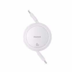 Baseus Free2Pull, 1 m, USB C, USB C, 0,48 Gbit/s, Bianco