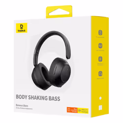Baseus Bass 30 Max Auricolare Wireless A Padiglione Musica e Chiamate USB tipo-C Bluetooth Nero - Vista aggiuntiva 7