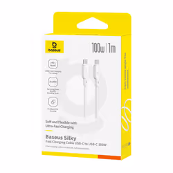 Baseus P10377704213-00 cavo USB USB 3.2 Gen 1 (3.1 Gen 1) 1 m USB C Bianco - Vista aggiuntiva 4