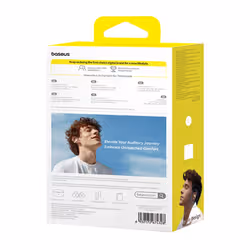 Baseus Bass 15 Clip OWS Auricolare Wireless clip auricolare Musica e Chiamate Bluetooth Bianco - Vista aggiuntiva 7