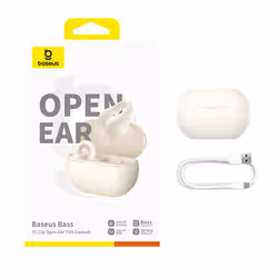 Baseus Bass 15 Clip OWS Auricolare Wireless clip auricolare Musica e Chiamate Bluetooth Bianco - Vista aggiuntiva 8