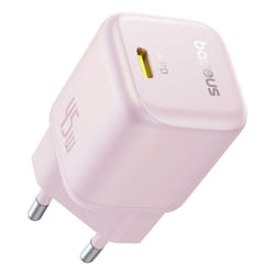 Baseus PicoGo Smartphone, Tablet, Computer portatile, Universale Rosa AC Ricarica rapida Interno