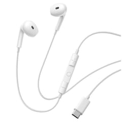 Baseus Encok CZ19 Auricolare Cablato In-ear Musica e Chiamate USB tipo-C Bianco