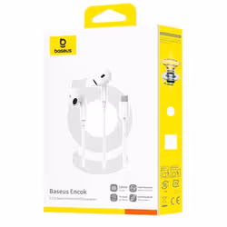 Baseus Encok CZ19 Auricolari con filo Bianco - Vista aggiuntiva 6